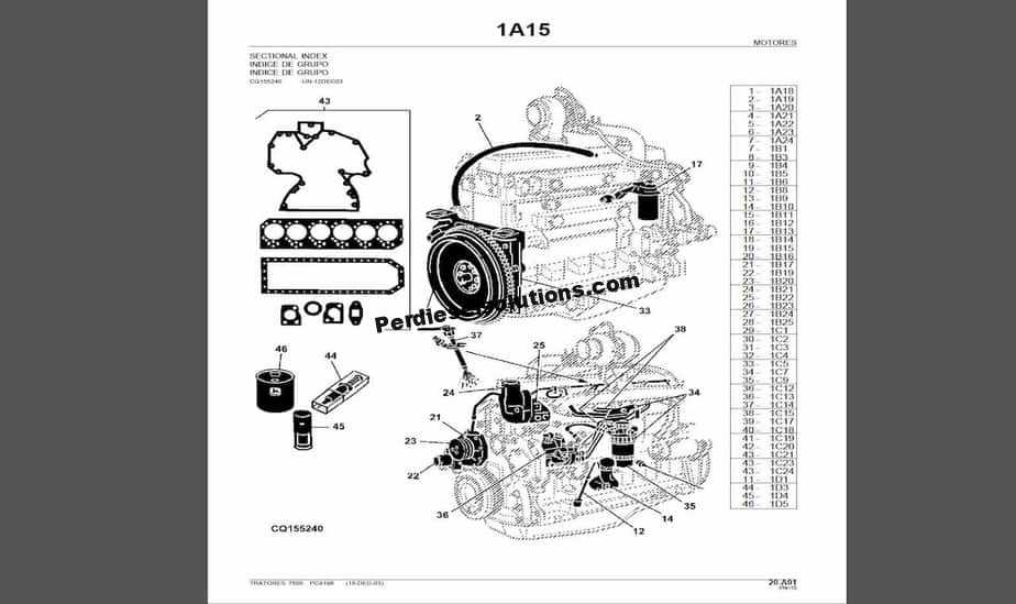 john deere 635fd parts diagram