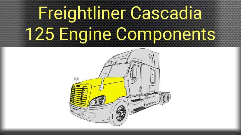 freightliner cascadia body parts diagram