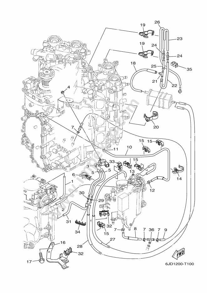 yamaha f300 parts diagram