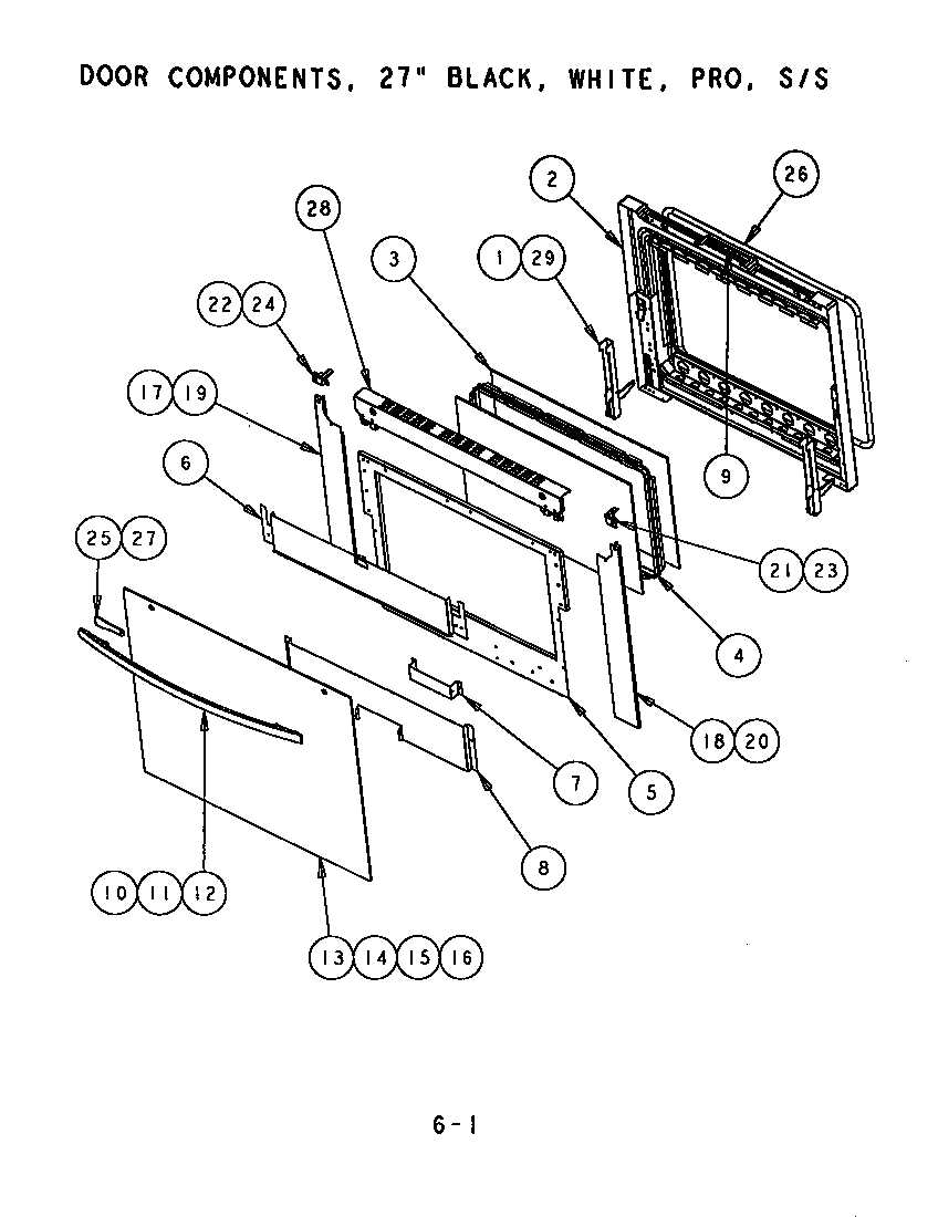 thermador dishwasher parts diagram