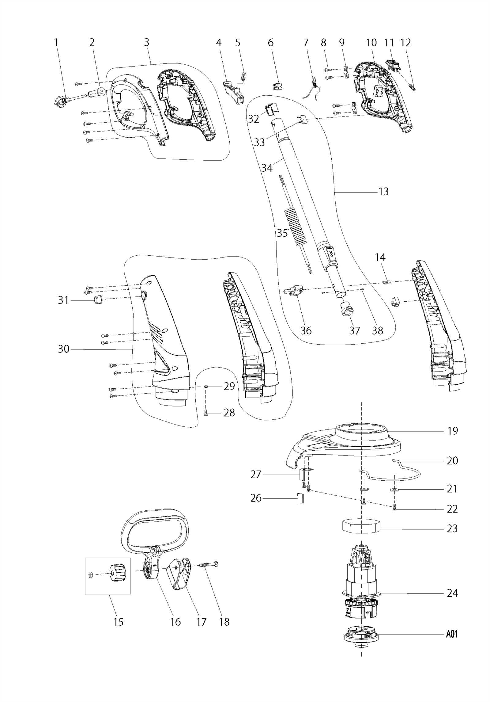 flymo parts diagram