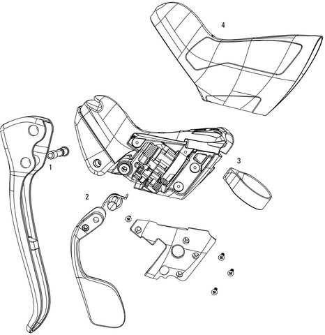 bike shifter parts diagram