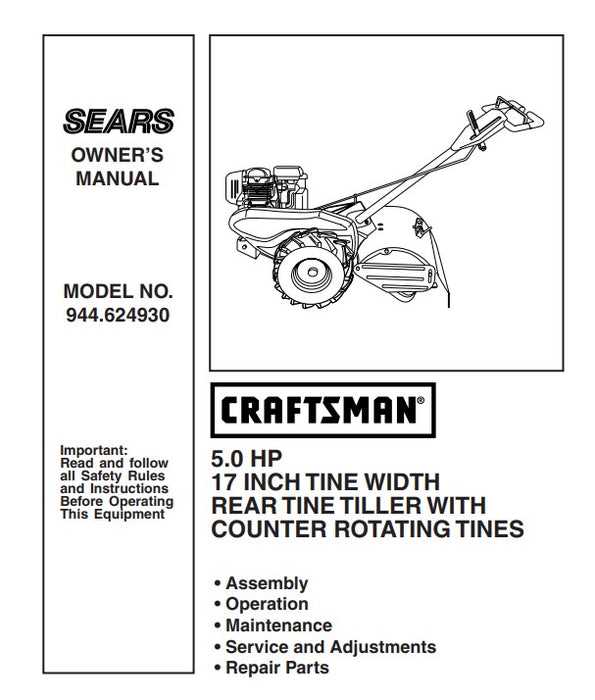 poulan tiller parts diagram