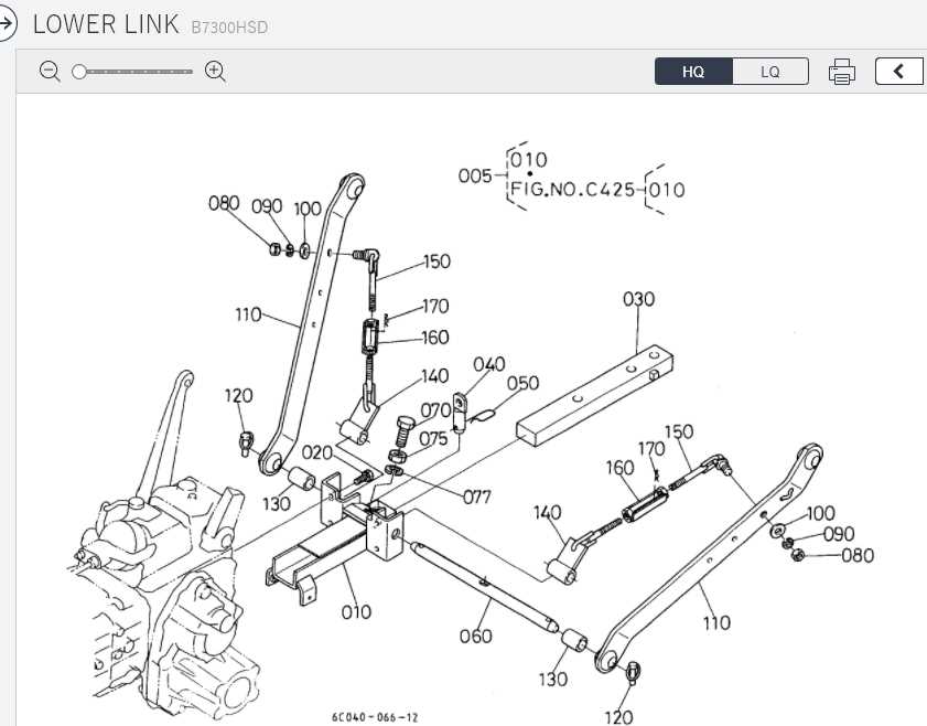 kubota bx 3 point hitch parts diagram