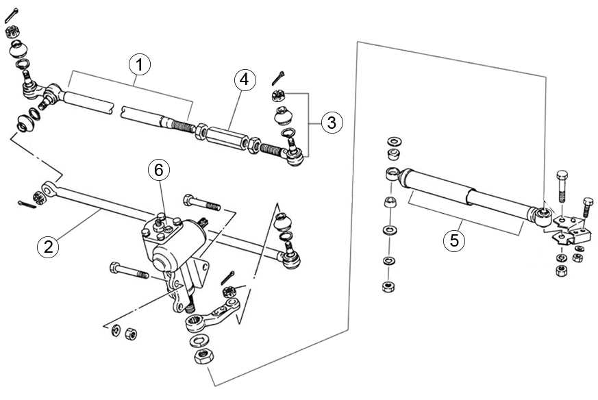 steering diagram parts