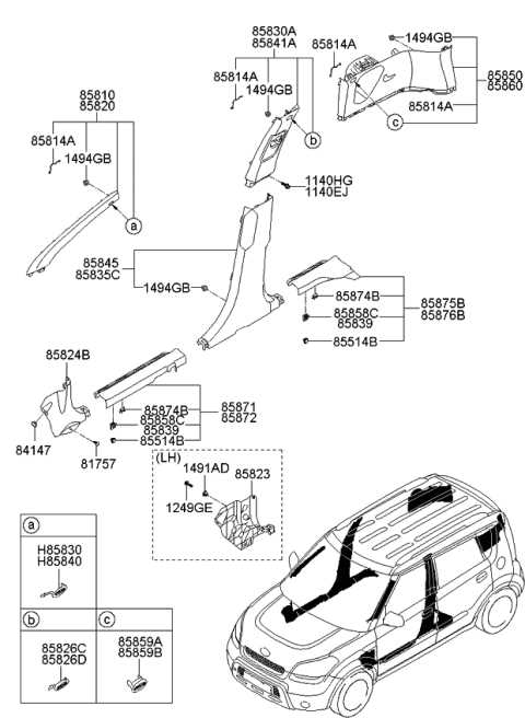 2016 kia soul parts diagram