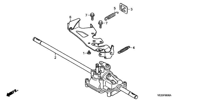 honda hr214 transmission parts diagram