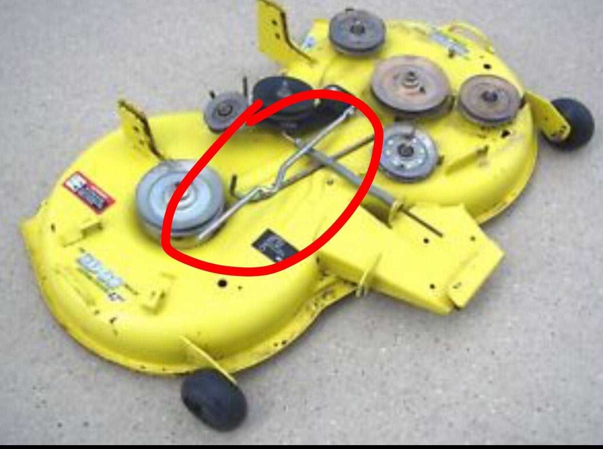 john deere 42 mower deck parts diagram