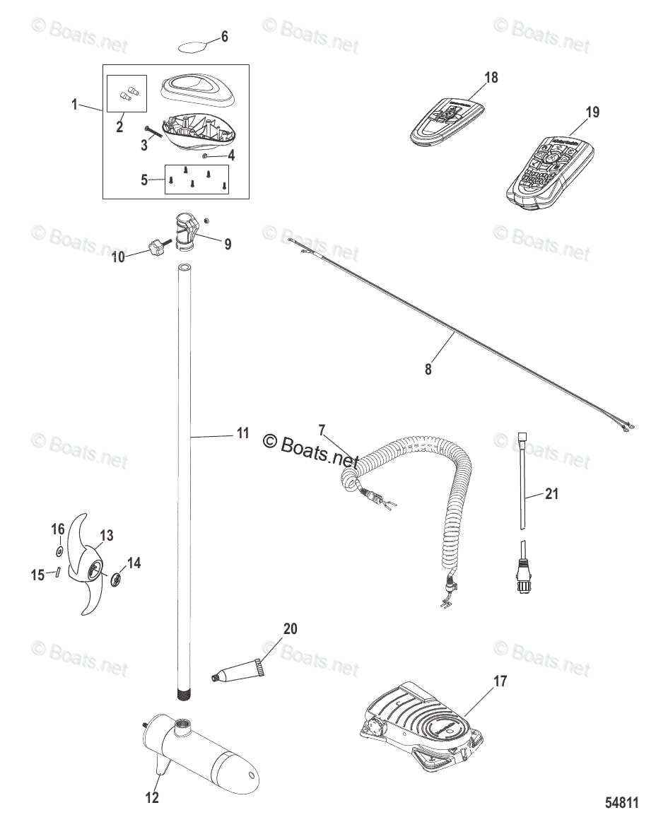 motor guide trolling motor parts diagram