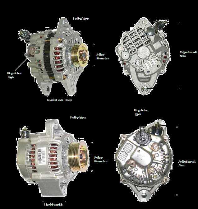 diagram alternator parts