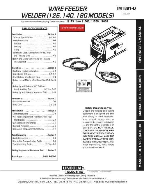 lincoln 180 mig welder parts diagram