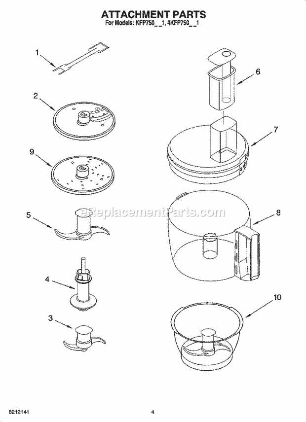 kitchenaid artisan parts diagram