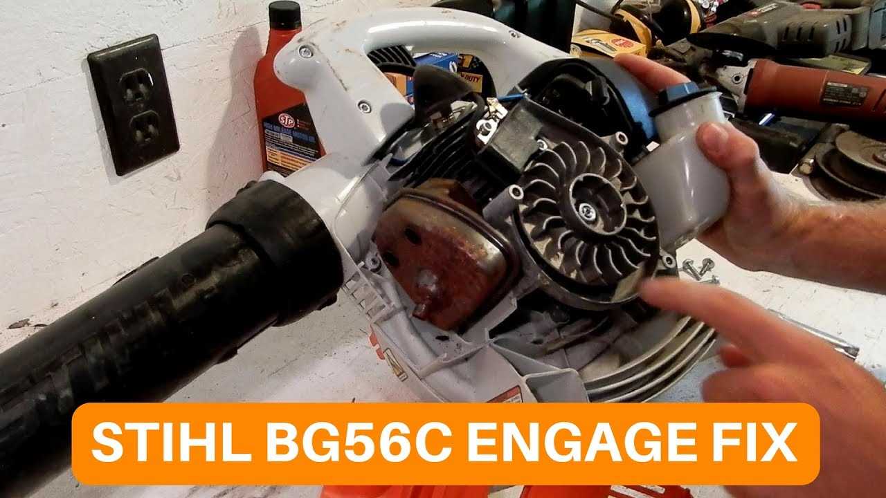 stihl bg55 blower parts diagram