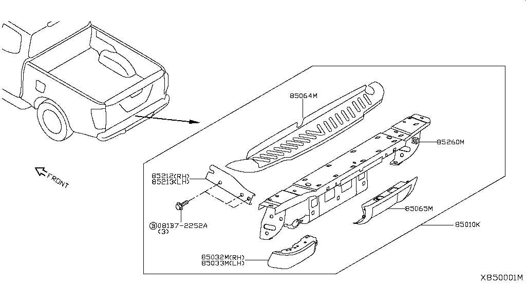 nissan titan parts diagram