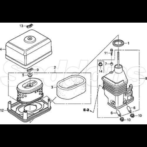 honda lawn mower engine parts diagram