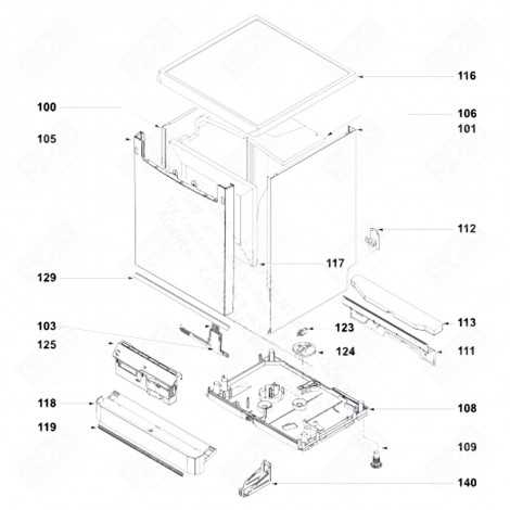 model miele dishwasher parts diagram