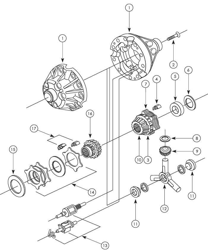 gm 10 bolt rear end parts diagram