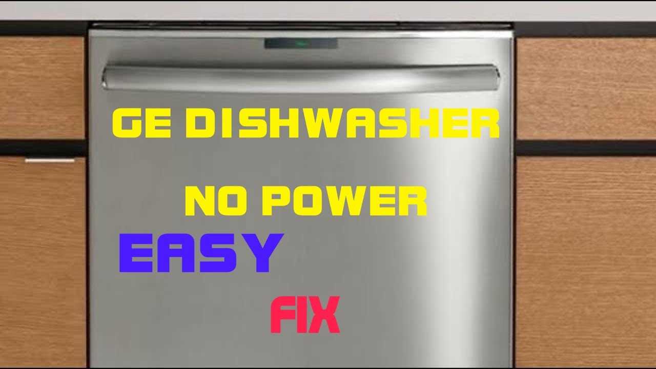 ge quiet power 3 dishwasher parts diagram