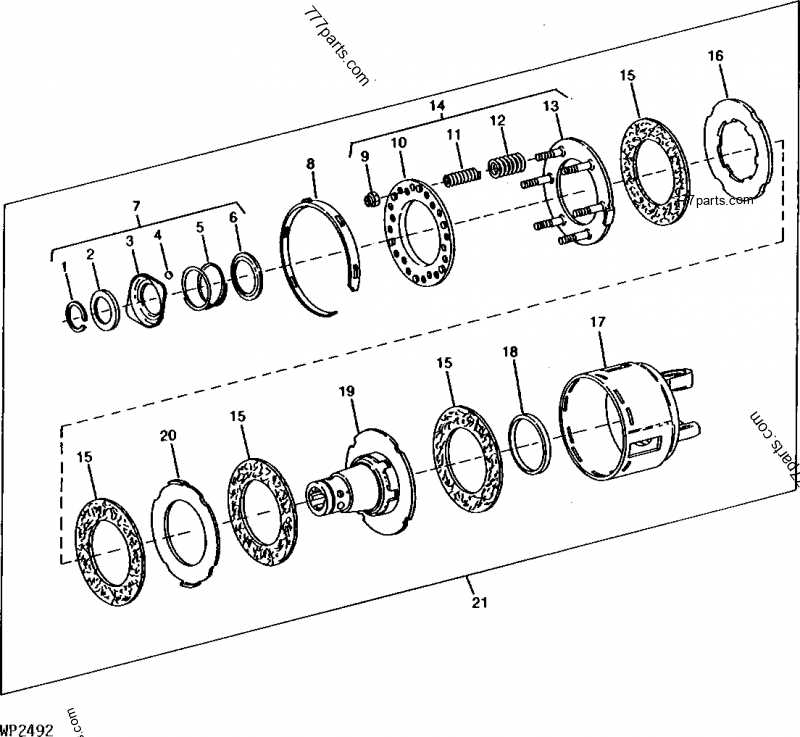 john deere 709 rotary cutter parts diagram