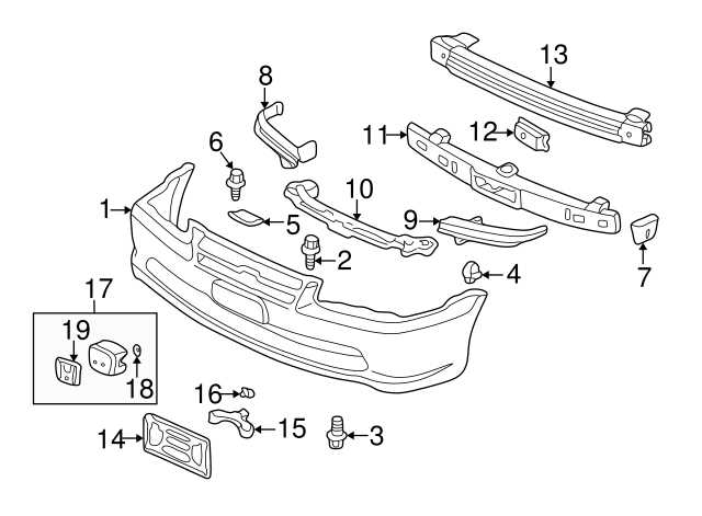 1999 honda accord parts diagram