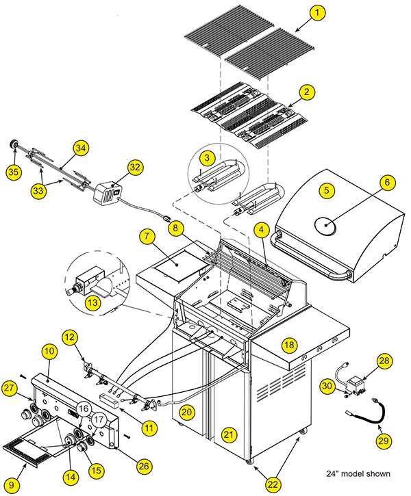 weber spirit ii parts diagram