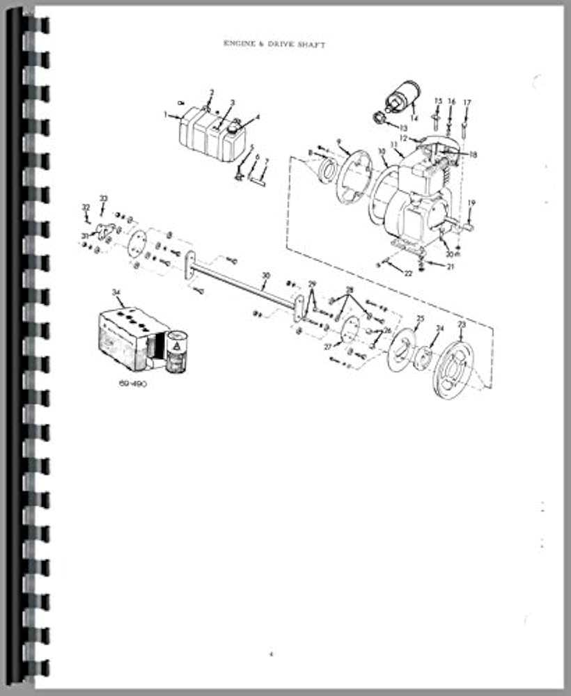 allis chalmers b parts diagram