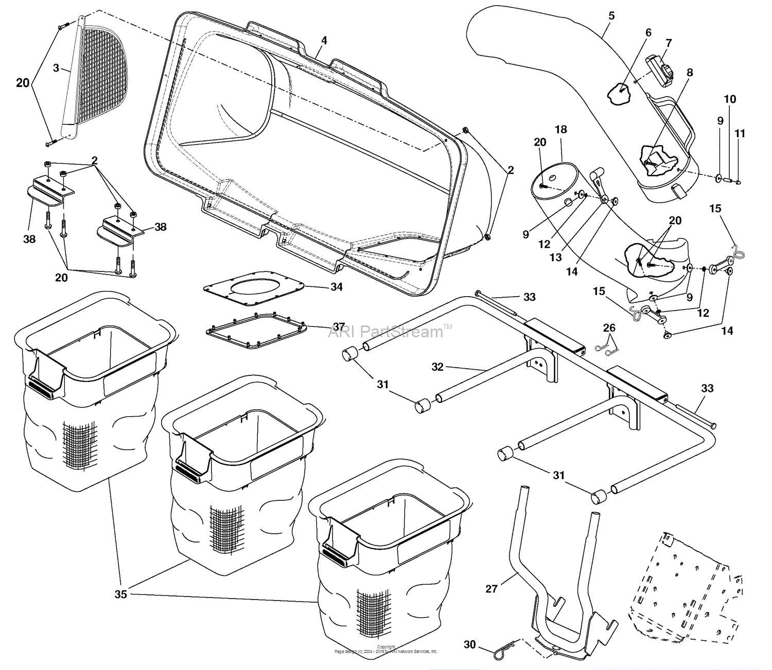 husqvarna z254f parts diagram