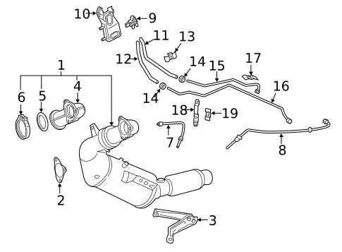 parts of an exhaust diagram