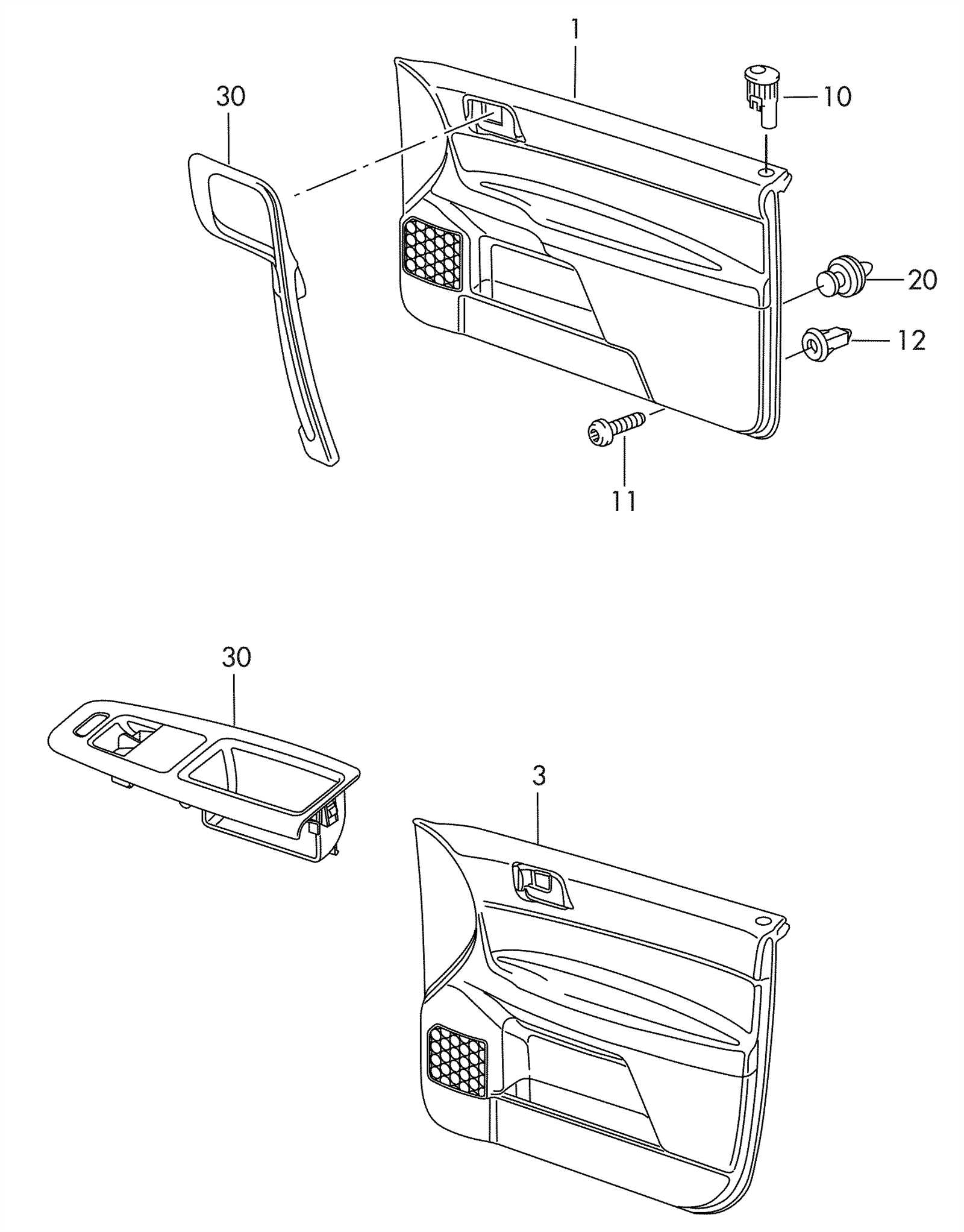 vag parts diagram