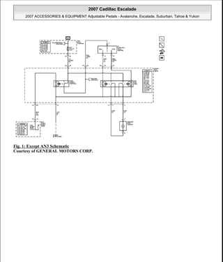 2007 cadillac escalade parts diagram