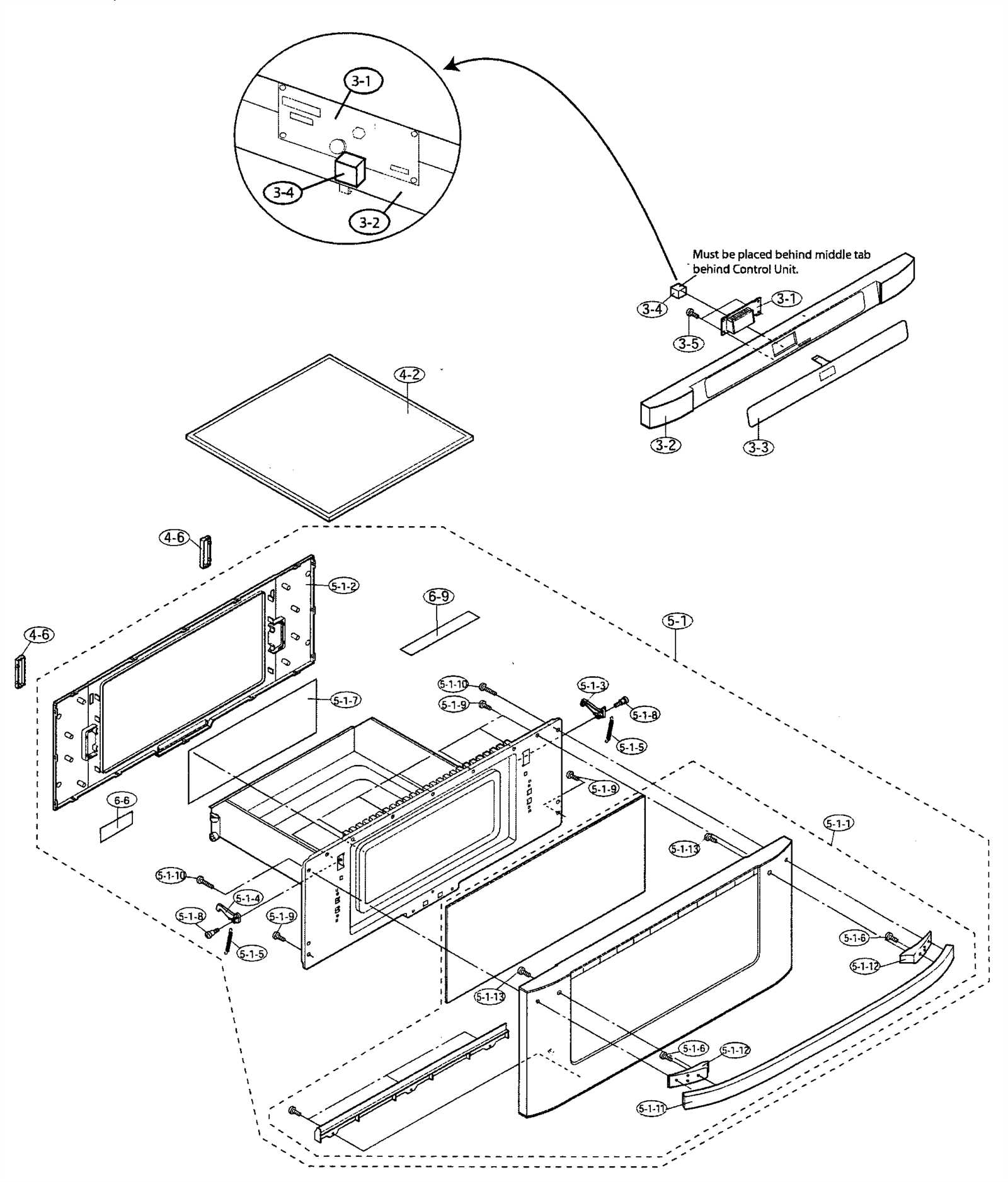 sharp microwave parts diagram