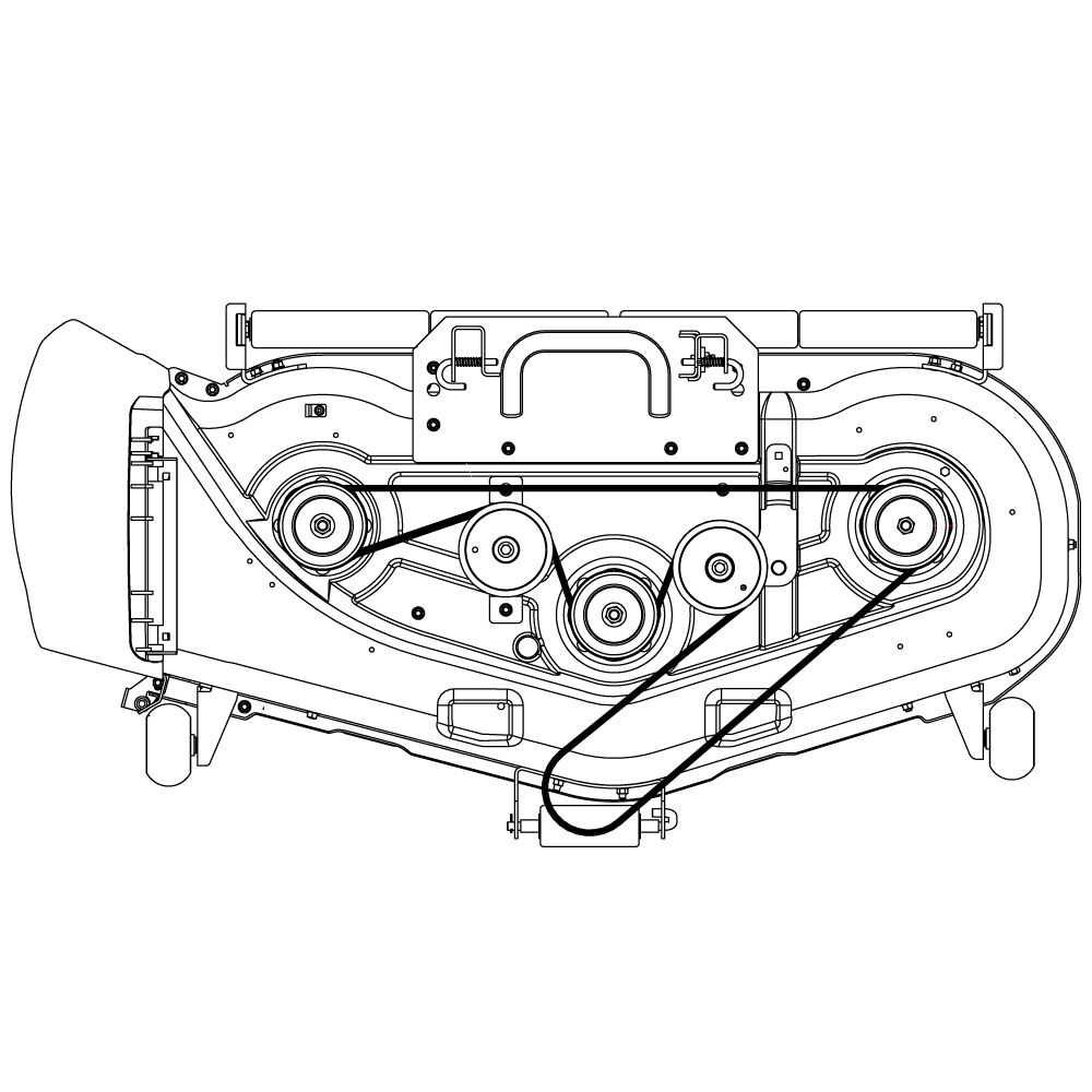 cub cadet mower deck parts diagram