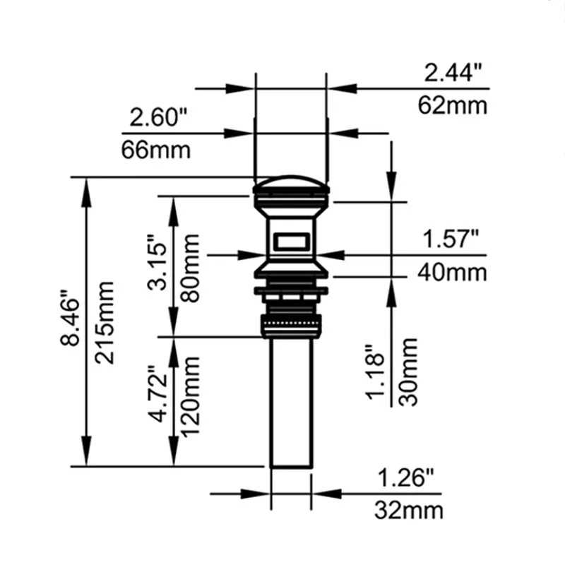 sink drain parts diagram