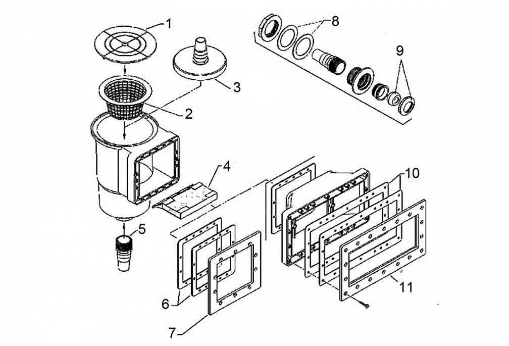 above ground pool parts diagram