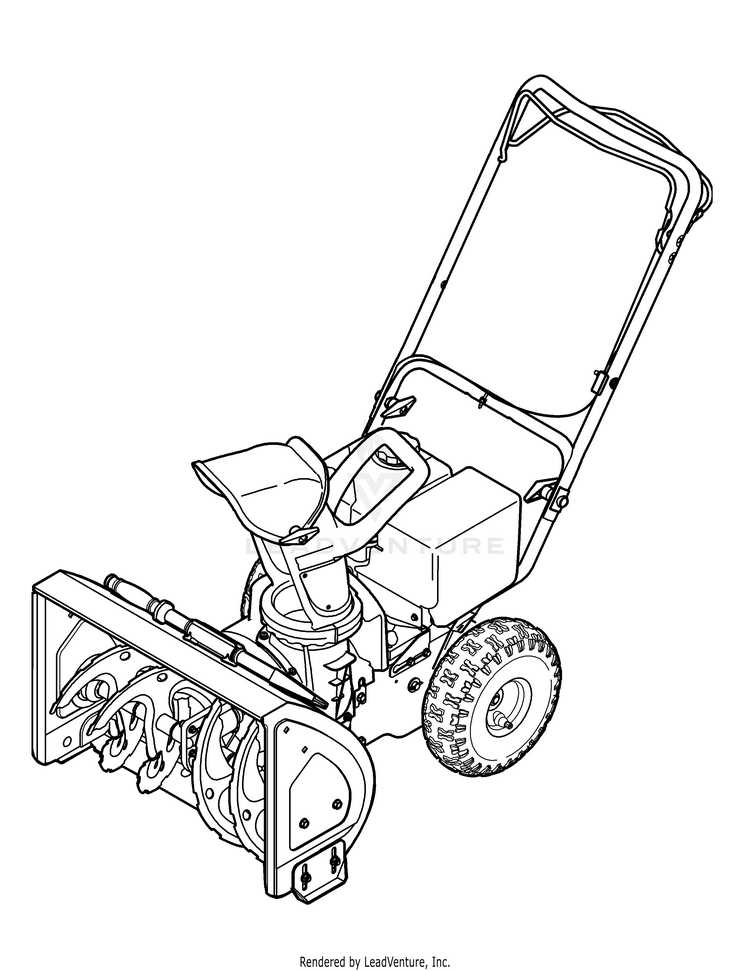 sears snowblower parts diagram