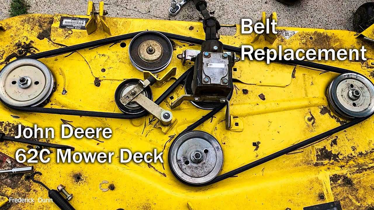 john deere 425 54 inch mower deck parts diagram