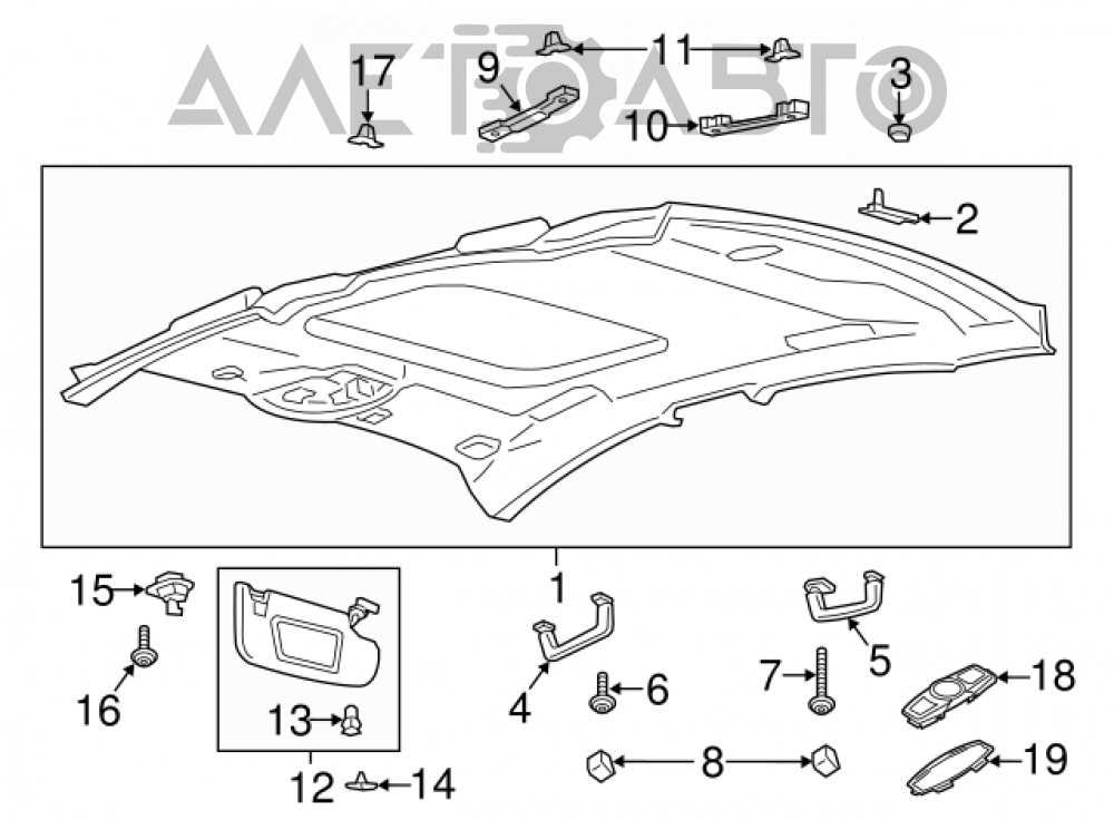 2013 ford fusion body parts diagram