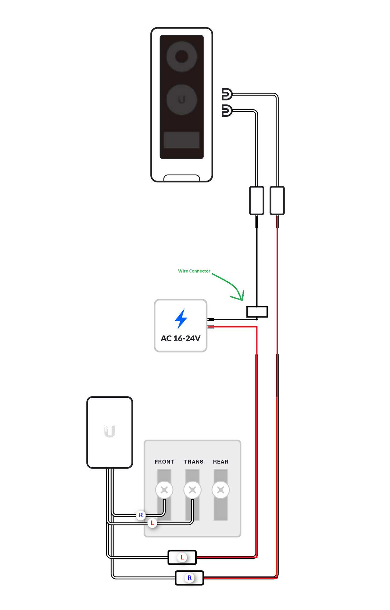 ring doorbell parts diagram