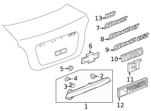 chevy sonic parts diagram