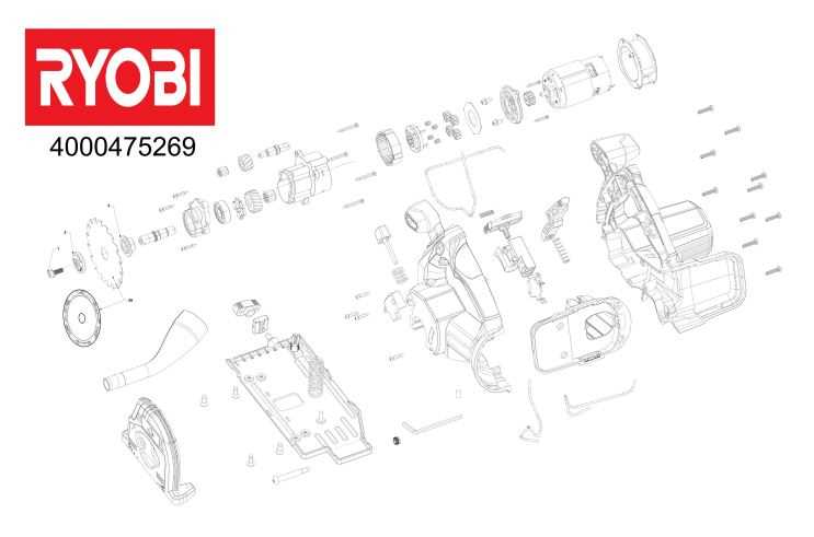 ryobi tss100l parts diagram