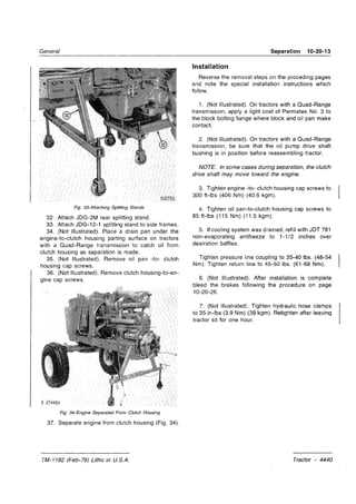 john deere 4440 parts diagram