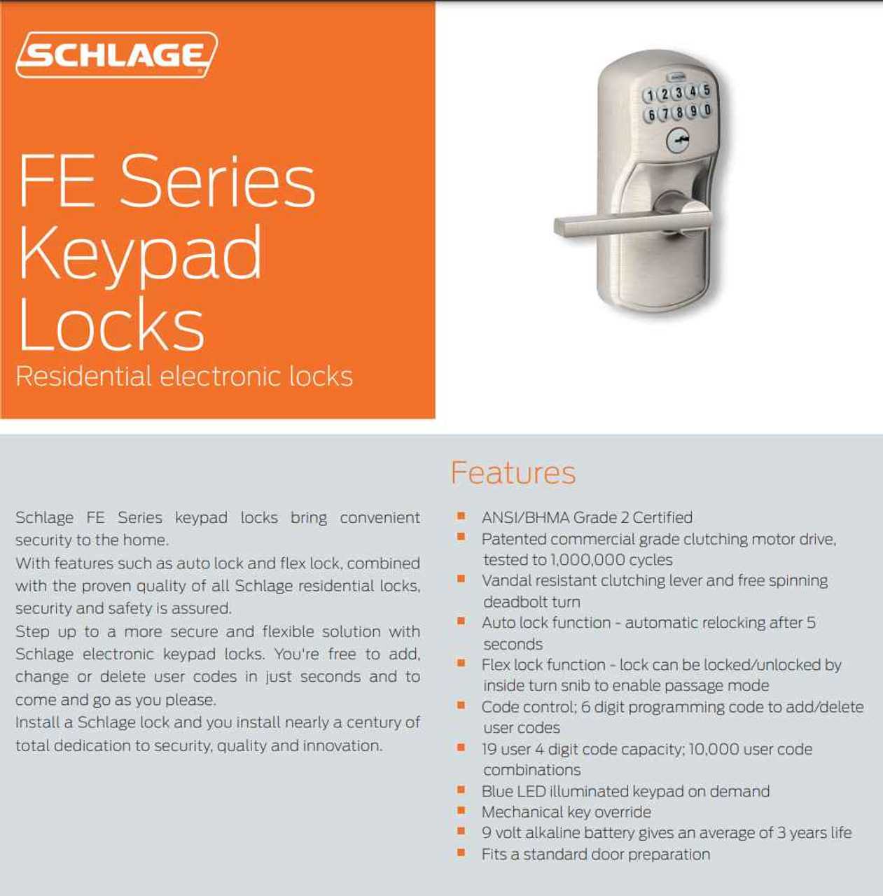 schlage fe595 parts diagram