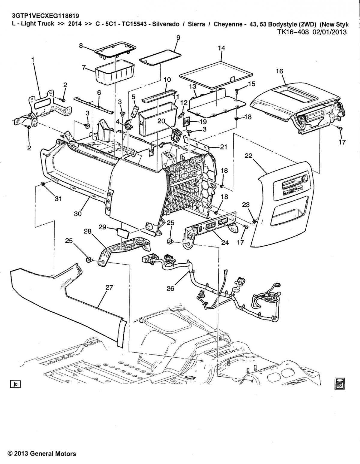 2014 silverado parts diagram