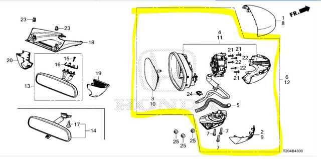 2023 honda civic parts diagram