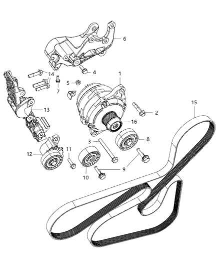 parts of an alternator diagram