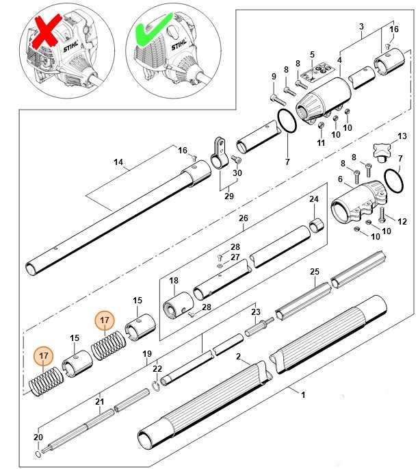 stihl ht75 pole saw parts diagram