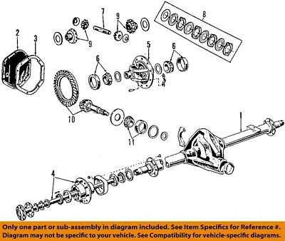 dana 60 rear axle parts diagram