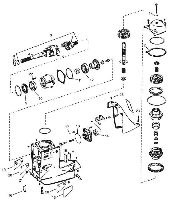 volvo sterndrive parts diagram