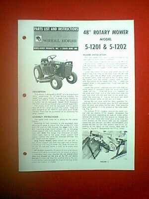 wheel horse 48 mower deck parts diagram