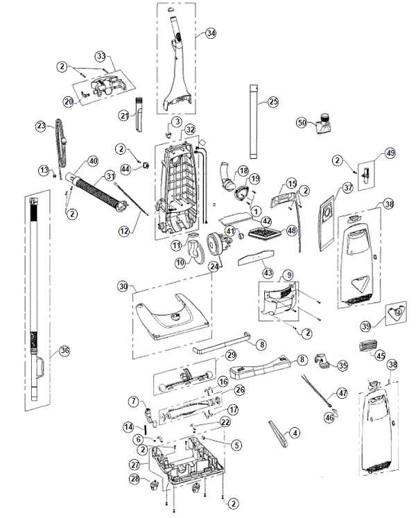 dirt devil power max parts diagram